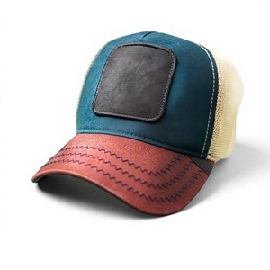 Casquettes de baseball en maille brodées personnalisées en gros avec visière en mousse - Product Image 2