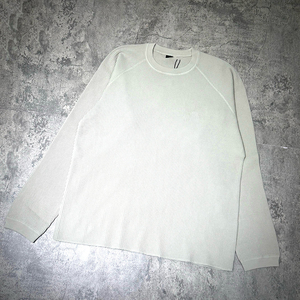 เสื้อยืดแขนยาวผ้าวาฟเฟิลแบบกำหนดเองสำหรับผู้ชาย สไตล์สตรีทแวร์ลำลอง - Product Image 2