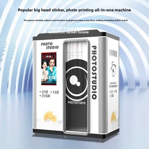 Machine à autocollants photo tout-en-un de style coréen, imprimante photo interactive en libre-service, jeux à pièces - Product Image 1