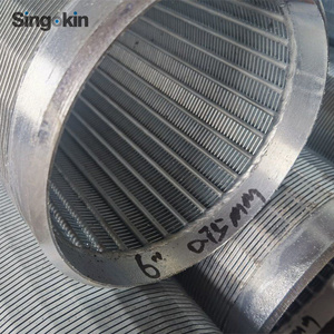 6 "8" 10 "rãnh thép không gỉ Johnson ống lọc nêm V dây nước cũng bị biến dạng vỏ màn hình - Product Image 3