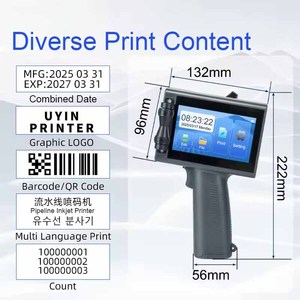 Uyin T20 Automatischer <span class=keywords><strong>Handheld</strong></span>-Tintenstrahldrucker für Kleine Lebensmittelverpackungen, Beutel und Flaschen Chargennummer Produktionsdatum Logo QR Tintenstrahl-Codierer - Product Image 4