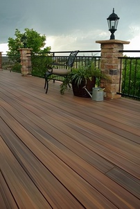 SHENGCHENG Modern Design WPC Composite <b>Decking</b> Wood Plastic Flooring Weatherproof Floor <b>Decking</b> Outdoor Application - Product Image 2