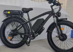 Bicicleta de ciudad eléctrica de <span class=keywords><strong>doble</strong></span> motor con asistencia electrónica de pedal 36V Fat <span class=keywords><strong>Trek</strong></span> Bike sistema de freno de disco 350W Motor sin escobillas - Product Image 3