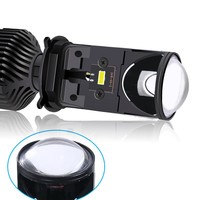 Vente directe usine – Phares LED Y6D H4 pour voiture, phare de moto œil de poisson 12V, compatibilité OLIVER