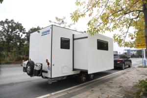 <span class=keywords><strong>Caravane</strong></span> de <span class=keywords><strong>luxe</strong></span> tout-terrain sur mesure pour usine, remorque de camping légère de 19 pieds avec roues indépendantes et espace étendu - Product Image 2