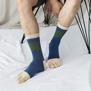 Personnalisé Hommes Coton Chaussettes Cinq Doigts Chaussettes Antidérapant De Mode <span class=keywords><strong>Mini</strong></span> Équipage Sport Cheville Chaussettes - Product Image 4