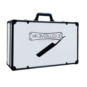 Caja de Herramientas portátil para peluquero profesional, maletín de aluminio para llevar cortauñas, color blanco - Product Image 1
