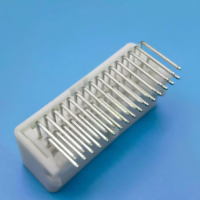 1318745-2 Conector Automotriz Lanshuo de Fabricación China, Componente Enchufable, Pin de 32 Vías, Latón Estañado, Pin de Extremo para Placa PCB
