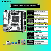 IXT B350i PLUS ARGB Motherboard AMD AM4 ITX Single DDR4 SATA Server Mendukung Seri 5000 Baru 32GB