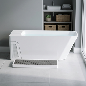 Bañera de Inmersión Fría Todo en Uno Ambohr con Enfriador de 1HP, Funciones de Calefacción y Refrigeración, Material de Fibra de Vidrio, Diseño Portátil, Capacidad de +60 Galones - Product Image 6