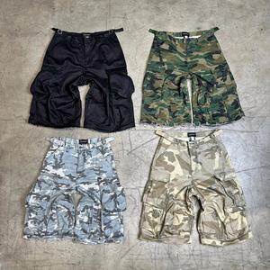 100% Cotton Custom <b>Men's</b> Cargo <b>Pants</b> Eco-Friendly Breathable Quick Dry Mid Elastic Digital Printing Colored Straight Tree <b>Camo</b> - Product Image 1