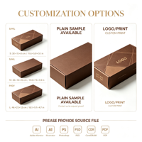 Boîte en carton ondulé avec logo personnalisé, finition mate, emballage imprimé pour emballages cadeaux de luxe