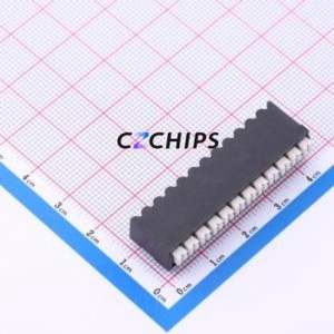 JL212R-SMT-35012BP1 Spring Terminal Block SMD,P=3.5mm Connector ( Construction: 1x12P )( Pitch: 3.5mm )( Color: Black ) - Product Image 1