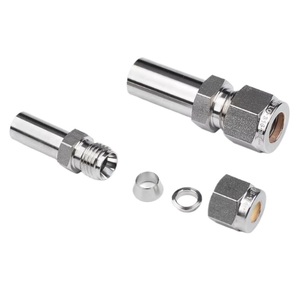 Deux raccords à sertir SS304 SS316 pour <span class=keywords><strong>tuyauterie</strong></span> et tubes hydrauliques <span class=keywords><strong>haute</strong></span> <span class=keywords><strong>pression</strong></span> - Product Image 2