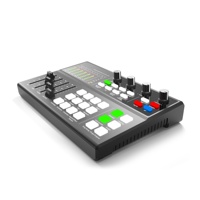 Portable W800 Live Studio Music Recording Interface Sound Card Mixer with Noise Cancelling Dual Device Support for PC & Phone