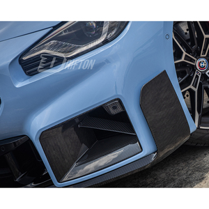 ชุดแต่งช่องระบายอากาศกันชนหน้าคาร์บอนไฟเบอร์แบบแห้งสไตล์ MP สำหรับ BMW M2 G87 ปี 2023-2027 - Product Image 4