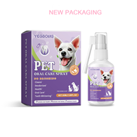 Spray buccal éco-responsable pour chats et chiens, soin dentaire, nettoyage des dents, haleine fraîche, spray buccal sain pour animaux de compagnie