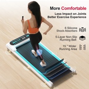 Caminadora Eléctrica con 3 Niveles de Inclinación, Moderna Máquina para Correr con Control Remoto, Plataforma para Caminar de Alto Rendimiento para Gimnasio en Casa - Product Image 2