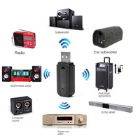 Récepteur audio USB 5.0 pour voiture, conversion AUX, amplificateur audio pour haut-parleur ancien, lecteur sans fil DIY
