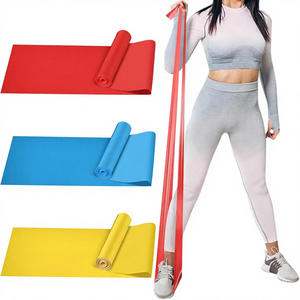 Ensemble de bandes d'exercice de résistance HAIBEI - Bandes d'entraînement de physiothérapie pour la <span class=keywords><strong>musculation</strong></span>, le Pilates, le yoga, le <span class=keywords><strong>haut</strong></span> <span class=keywords><strong>du</strong></span> <span class=keywords><strong>corps</strong></span>, les épaules - Product Image 1