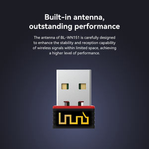 Adaptador USB <span class=keywords><strong>WIFI</strong></span> LB-LINK WN151 N150, Chipset Inalámbrico Nano RTL para PC Windows, Adaptador USB <span class=keywords><strong>WIFI</strong></span> <span class=keywords><strong>ALFA</strong></span> para Portátil - Product Image 4