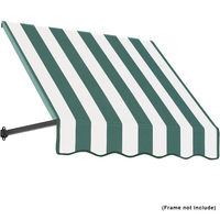 Auvent rétractable vintage 100 % polyester pour extérieur, protection solaire, balcon, imperméable, pour cour, avec bord festonné