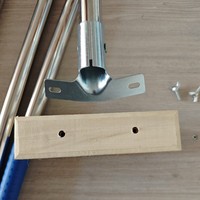 Brosse métallique en acier inoxydable pour terrasse, brosse à béton à poils rigides pour le nettoyage, le frottement et l'élimination des saletés tenaces