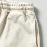 Pantalones Cortos Deportivos Personalizados de 450GSM para Hombre, Corte Holgado de Lujo, Lavado Ácido, Estilo Urbano, Fabricante de Pantalones Cortos Jogger de Marca Privada