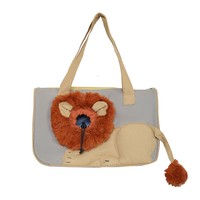 Bolsa de Transporte para Mascotas con Diseño de León, Gran Capacidad, para Perros y Gatos