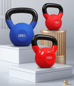Ensemble de Kettlebells en Fonte Recouvertes de Vinyle, Faible MOQ, Solides, 2-20kg, pour Gymnastique à Domicile, Entraînement de Force et Musculation Corporelle Complète - Product Image 4