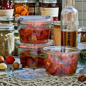 40Years Factory Classic High Borosilicate Glass <b>Jar</b> Canister Cover Eco-Friendly Country Design Heat Resistant Juice Dispenser - Product Image 2