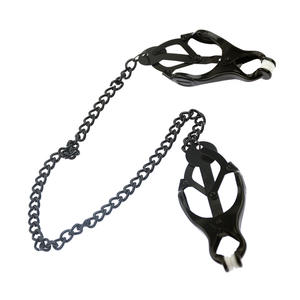 Japanische Klee Unisex Metall dunkle Kette erotische BDSM Sexspielzeug für Erwachsene <span class=keywords><strong>Brutal</strong></span> Bondage Restraint Body Nippel klemmen - Product Image 2