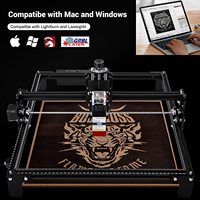 Machine de gravure laser CNC Konmison 4240 40W, routeur CNC de bureau, mini-machine de découpe de bois, découpeuse laser à diode avec moteur pas à pas