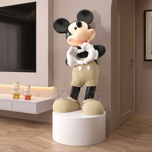 Lumière luxe <span class=keywords><strong>Mickey</strong></span> décorer meubles porte d'entrée salon à côté du meuble TV décoration de la maison cadeau de pendaison de crémaillère - Product Image 2