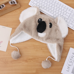 Chapeau d'hiver chaud en peluche Koala avec protège-<span class=keywords><strong>oreilles</strong></span> <span class=keywords><strong>pour</strong></span> enfants et adultes - Product Image 6