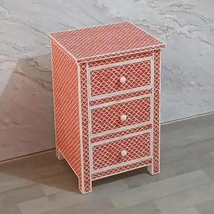Exportateur indien de meubles artisanaux en os incrusté décoratif, tiroir de rangement, pour les intérieurs de luxe, maisons modernes, à vendre - Product Image 3