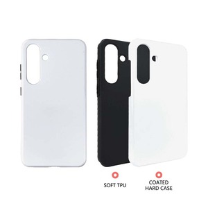 Máquina de transferencia de calor recubierta 2 en 1 Sublimación resistente Caja de teléfono en blanco Personalización 3D para Samsung <span class=keywords><strong>Galaxy</strong></span> S25 Ultra S25 Plus - Product Image 2