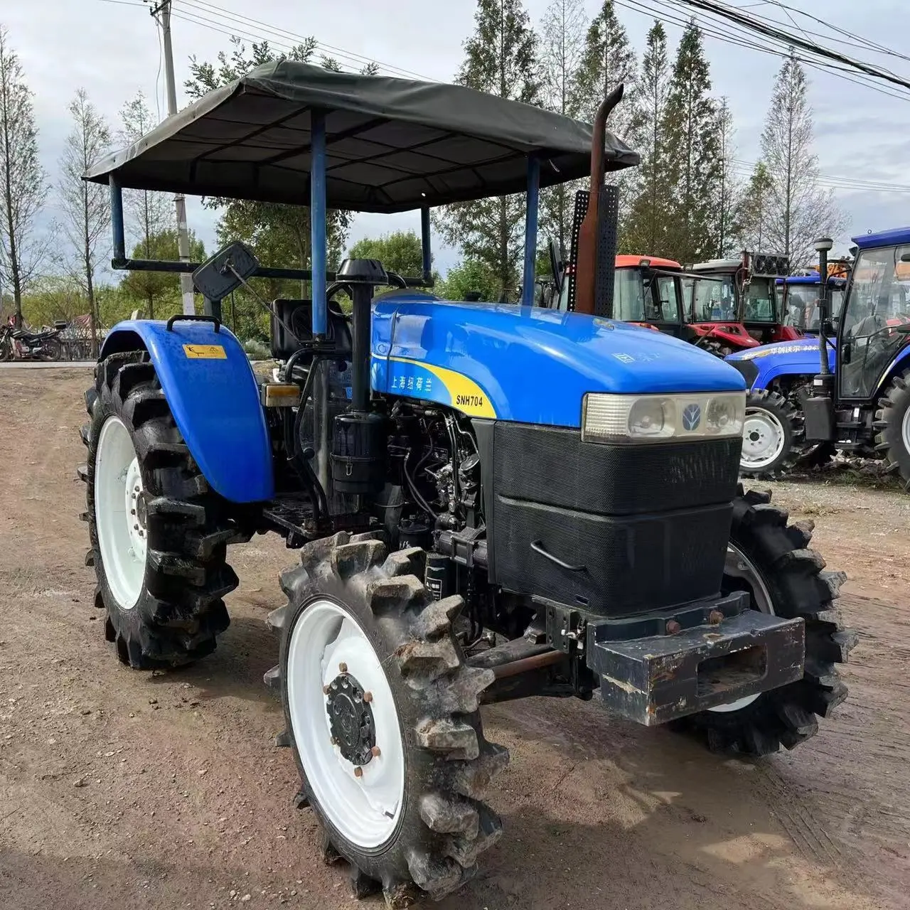 4x4 80hp sunshade tractor agricola for agriculture traktor hot sale