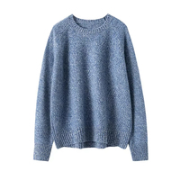 OEM Logo personnalisé Pull en cachemire Soft Stuff Pull en cachemire à col rond Pull en cachemire tricoté pour femmes