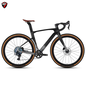 Nouveau Vélo de Route en <span class=keywords><strong>Fibre</strong></span> de Carbone 2026 Gravel-v3 Freins à Disque Hydrauliques Transmission Électronique Sans Fil Câble Intégré 13 Vitesses 700c - Product Image 2