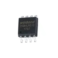 WINBOND W25Q64JVSSIQ 133 64Mbit NOR FLASH Chip de memoria IC Frecuencia de reloj (FC): 2,7 MHz Voltaje de funcionamiento: 3,6 V ~ V