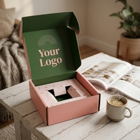 Caja de Envío Rápido de Cartón Corrugado con Logotipo Personalizado para Pedidos Urgentes de Comercio Electrónico, Solución de Embalaje Duradera