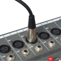 Câble audio blindé XLR 3 broches mâle-femelle avec gaine en PVC pour console de mixage et lecteur DVD