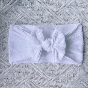 Cute Bow Children Unisex <strong>Baby</strong> <strong>Headband</strong> Turban Soft Elastic Nylon Newborn Hair Accessories - Product Image 5
