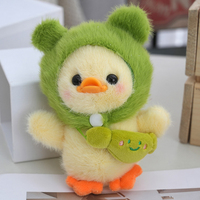Vente chaude tête tordue canard série couette amusant en peluche accessoires personnalisés pendentifs point jouets en gros