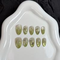 Y5 Factory – Kit d'ongles artificiels réutilisables de haute qualité, vente en gros, fournitures d'ongles verts en acrylique