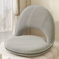 Chaise de stade ronde portable Hangrui en coton et lin, structure en acier, capacité de 120 kg, siège rembourré pour événements sportifs