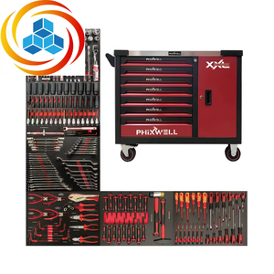 PHIXWELL Cold Rolled Steel Tool <b>Storage</b> <b>Cabinet</b> with 7 Drawers Casters Portable OEM/ODM/OBM Customizable - Product Image 1