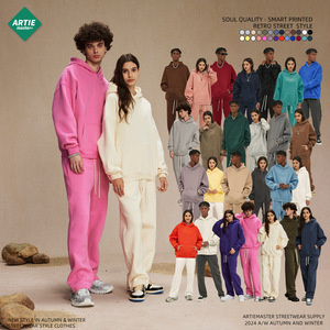 2025 automne hiver nouveauté hommes surdimensionné marque à la mode sweat avec 350g velours ample Plus épaissi sweat à capuche - Product Image 4