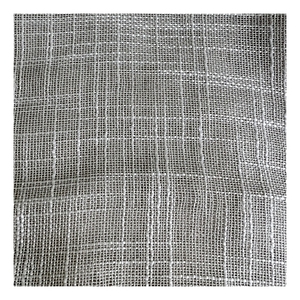 Cortina de tela transpirable para tapicería del hogar, tela de lino de aspecto liso, <span class=keywords><strong>Damasco</strong></span>, CC-5888-010, gran oferta, venta al por mayor - Product Image 4